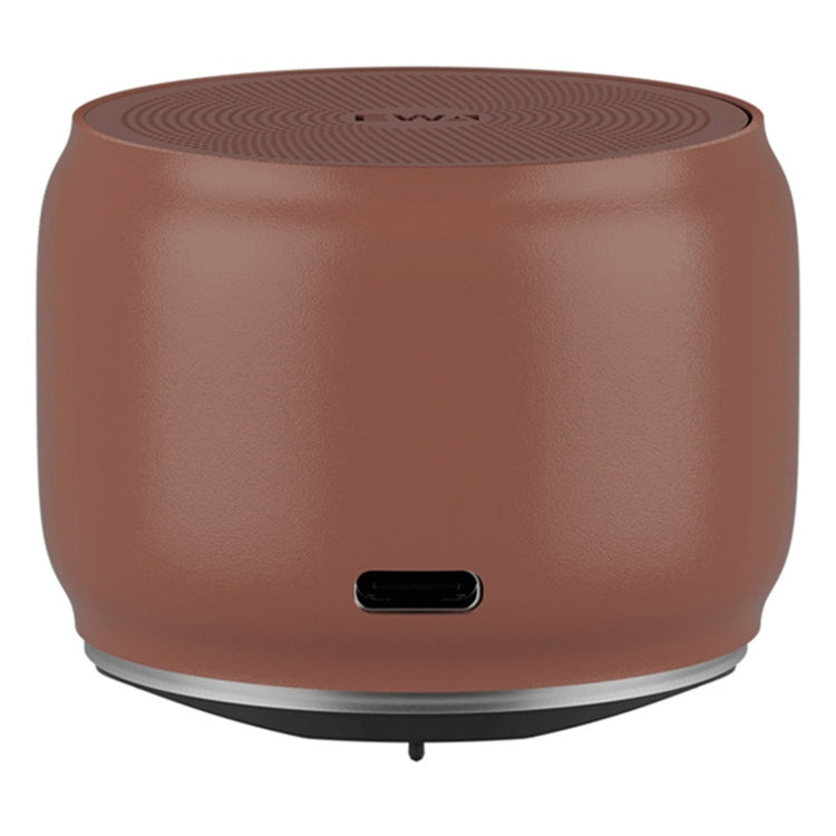 EWA A126 Mini Bluetooth 5.0 Bass Radiator Metal Speaker(Brown) - HoMEdemic™ 