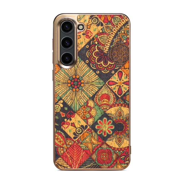 For Samsung Galaxy S23+ 5G Denior Flower Language Series Electroplated Phone Case(Yellow) - HoMEdemic™ 
