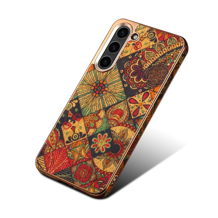For Samsung Galaxy S23+ 5G Denior Flower Language Series Electroplated Phone Case(Yellow) - HoMEdemic™ 