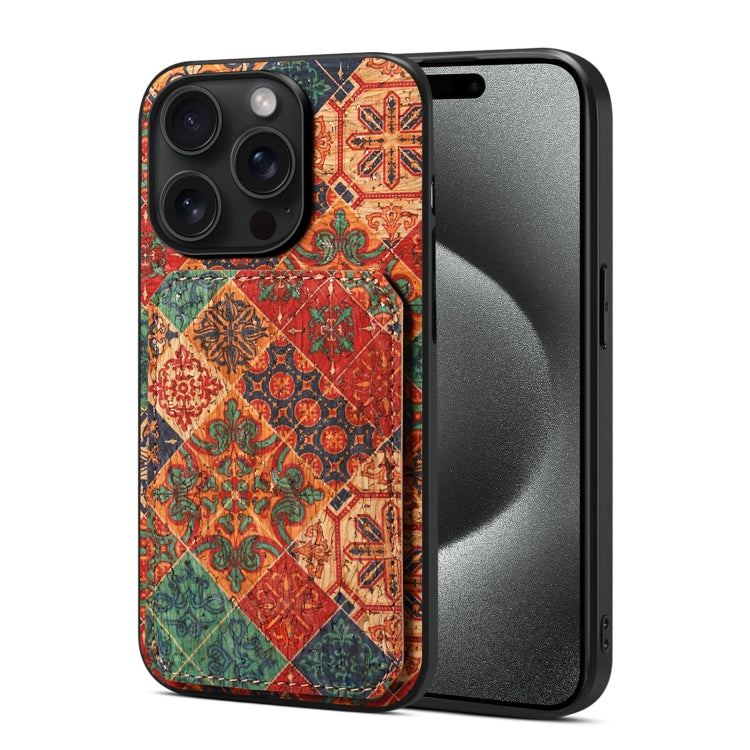 For iPhone 15 Pro Dual Card Slot Holder Phone Case(Winter Blue) - HoMEdemic™ 