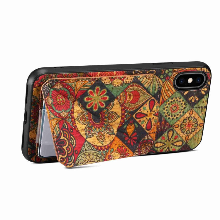 For iPhone 15 Pro Max Dual Card Slot Holder Phone Case(Autumn Yellow) - HoMEdemic™ 