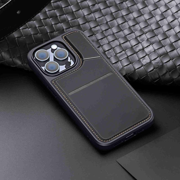 For iPhone 15 Pro Max DUX DUCIS Rafi II Series MagSafe Magnetic Holder RFID Phone Case(Black) - HoMEdemic™ 