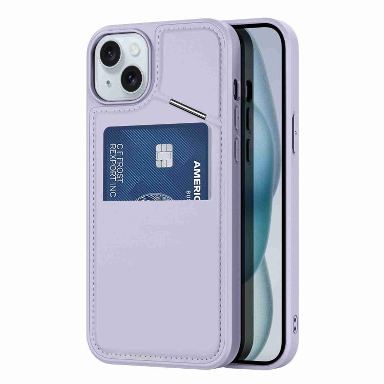 For iPhone 15 DUX DUCIS Rafi II Series MagSafe Magnetic Holder RFID Phone Case(Purple) - HoMEdemic™ 