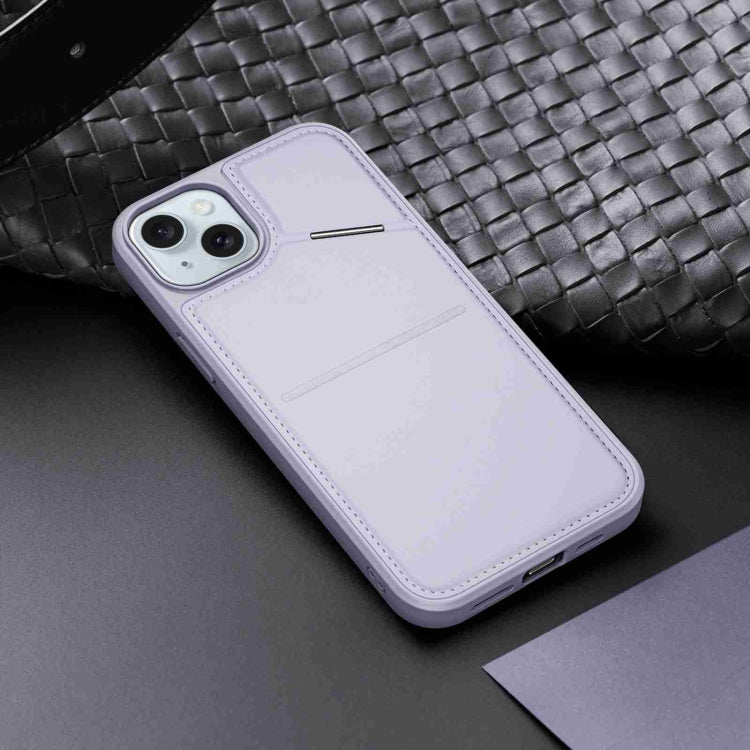 For iPhone 15 DUX DUCIS Rafi II Series MagSafe Magnetic Holder RFID Phone Case(Purple) - HoMEdemic™ 