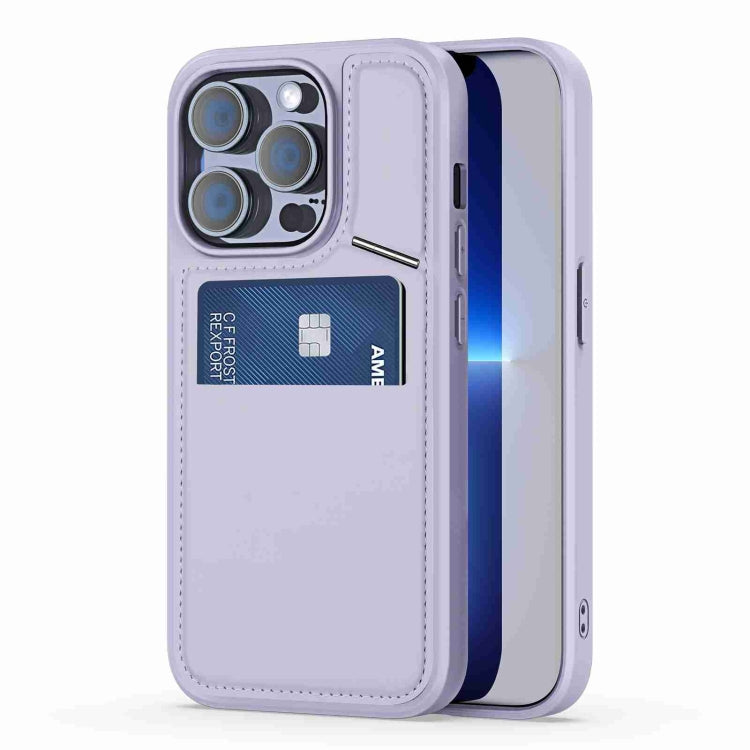 For iPhone 13 Pro DUX DUCIS Rafi II Series MagSafe Magnetic Holder RFID Phone Case(Purple) - HoMEdemic™ 