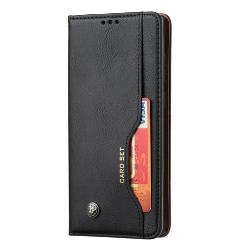 For Samsung Galaxy S24 Ultra 5G Knead Skin Texture Flip Leather Phone Case(Black) - HoMEdemic™ 