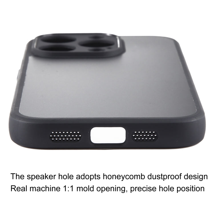 For iPhone 15 Pro Fine Pore Matte Black TPU + PC Phone Case - HoMEdemic™ 