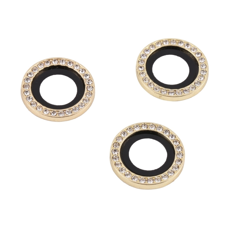 For iPhone 15 Pro Max / 15 Pro 9H Point Drill Camera Lens Protector Ring(Gold) - HoMEdemic™ 
