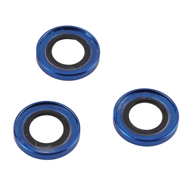 For iPhone 15 Pro Max / 15 Pro 9H Point Drill Camera Lens Protector Ring(Blue) - HoMEdemic™ 