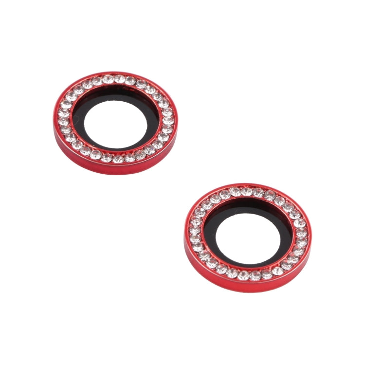 For iPhone 15 / 15 Plus 9H Point Drill Camera Lens Protector Ring(Red) - HoMEdemic™ 