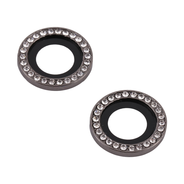 For iPhone 15 / 15 Plus 9H Point Drill Camera Lens Protector Ring(Black) - HoMEdemic™ 