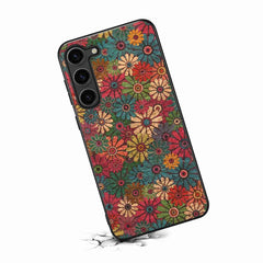 For Samsung Galaxy S24 Ultra 5G Four Seasons Flower Language Series TPU Phone Case(Spring Green) - HoMEdemic™ 