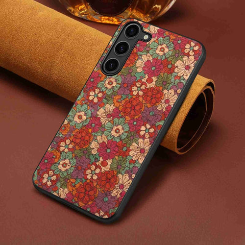 For Samsung Galaxy S24 Ultra 5G Four Seasons Flower Language Series TPU Phone Case(Summer Red) - HoMEdemic™ 