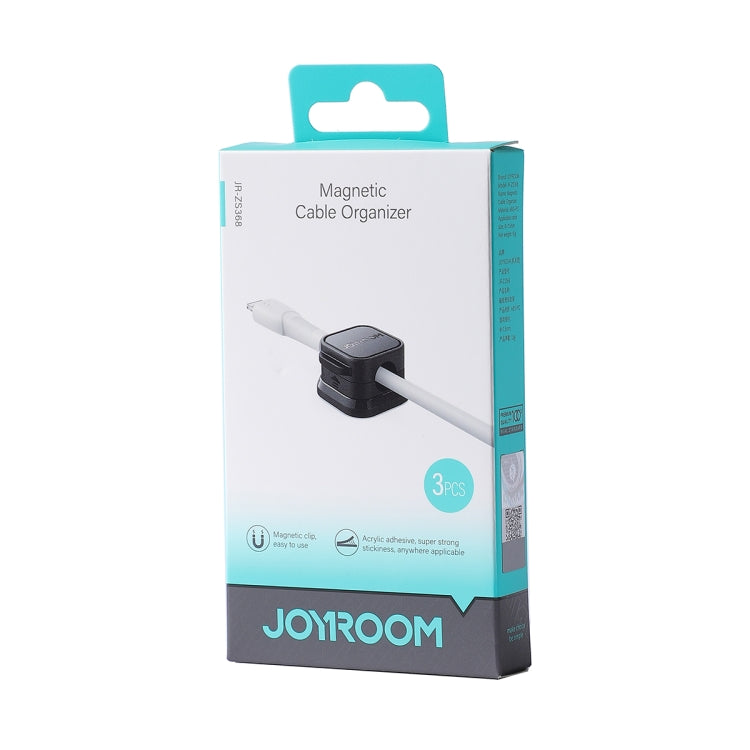 JOYROOM JR-ZS368 Magnetic Data Cable Organizing Bracket(Black) - HoMEdemic™ 