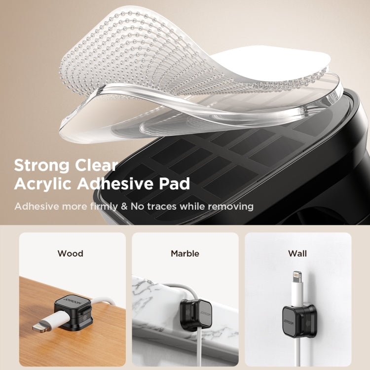 JOYROOM JR-ZS368 Magnetic Data Cable Organizing Bracket(White) - HoMEdemic™ 