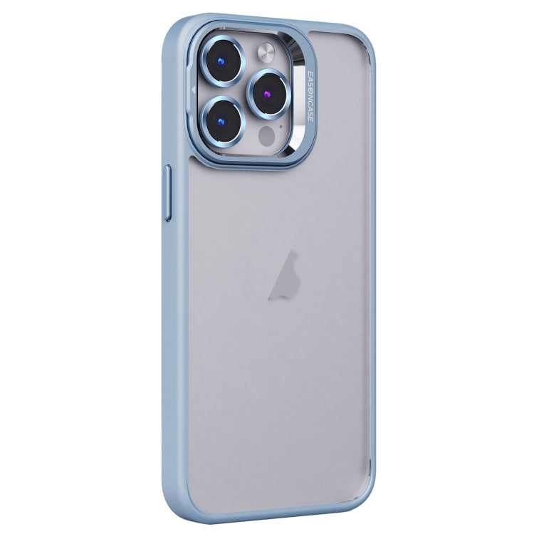 For iPhone 15 Pro Max Invisible Lens Holder PC + TPU Frosted Phone Case(Blue) - HoMEdemic™ 