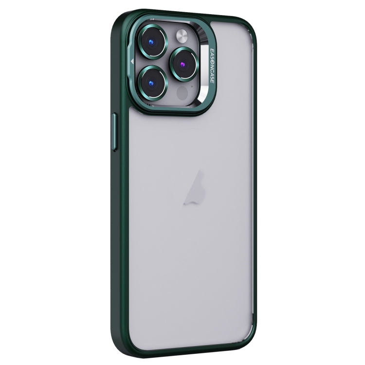 For iPhone 15 Pro Max Invisible Lens Holder PC + TPU Frosted Phone Case(Green) - HoMEdemic™ 