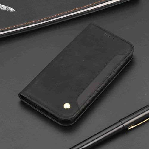 For Samsung Galaxy S24 Ultra 5G Skin Feel Splicing Leather Phone Case(Black) - HoMEdemic™ 