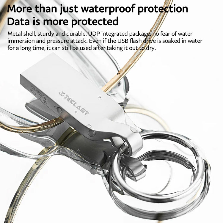 Teclast Mobius Series USB2.0 Flash Drive, Memory:16GB(Silver) - HoMEdemic™ 