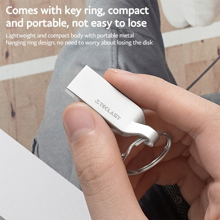 Teclast Mobius Series USB2.0 Flash Drive, Memory:64GB(Silver) - HoMEdemic™ 