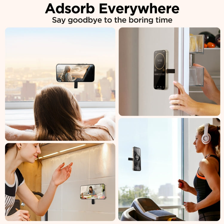 JOYROOM JR-ZS393 Suction Cup Magnetic Phone Holder(Black) - HoMEdemic™ 