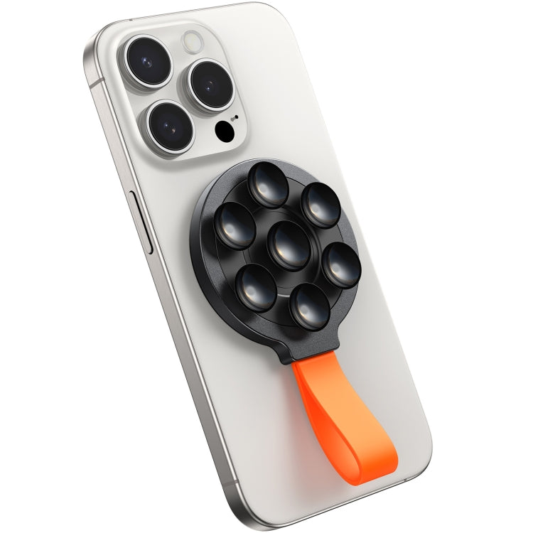 JOYROOM JR-ZS393 Suction Cup Magnetic Phone Holder(Black Orange) - HoMEdemic™ 
