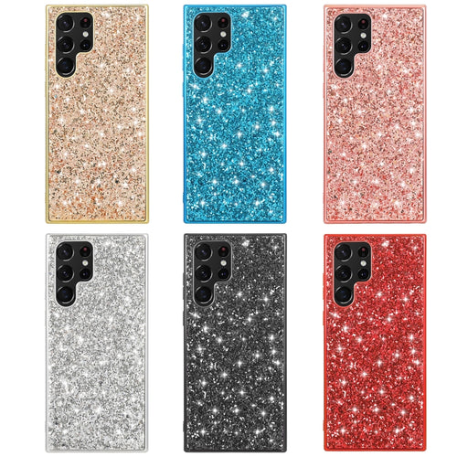 For Samsung Galaxy S24 Ultra 5G Glitter Powder TPU Phone Case(Gold) - HoMEdemic™ 