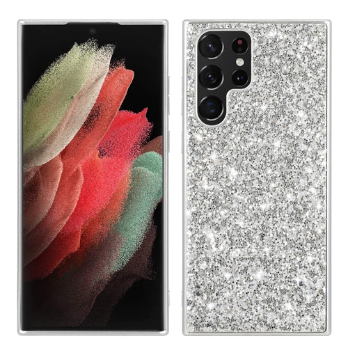 For Samsung Galaxy S24 Ultra 5G Glitter Powder TPU Phone Case(Silver) - HoMEdemic™ 