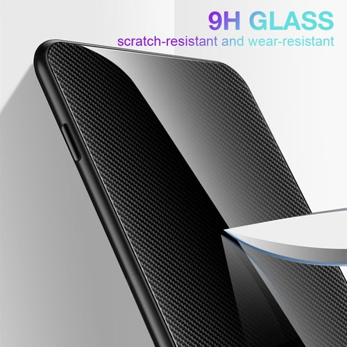 For Samsung Galaxy S24 Ultra 5G Texture Gradient Glass TPU Phone Case(Blue) - HoMEdemic™ 