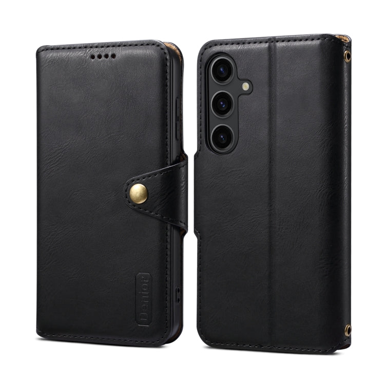 For Samsung Galaxy S23+ 5G Denior Cowhide Texture Wallet Style Leather Phone Case(Black) - HoMEdemic™ 