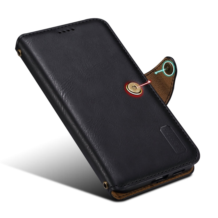 For Samsung Galaxy S23+ 5G Denior Cowhide Texture Wallet Style Leather Phone Case(Black) - HoMEdemic™ 