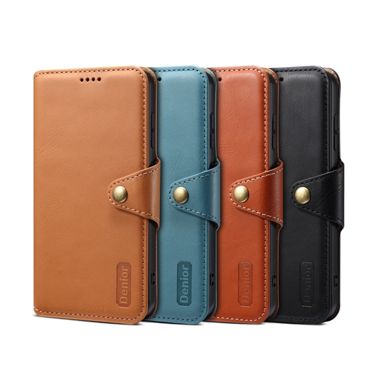 For Samsung Galaxy S23+ 5G Denior Cowhide Texture Wallet Style Leather Phone Case(Brown) - HoMEdemic™ 