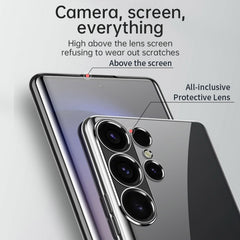 For Samsung Galaxy S24 Ultra 5G SULADA Electroplating TPU Transparent Phone Case(Purple) - HoMEdemic™ 