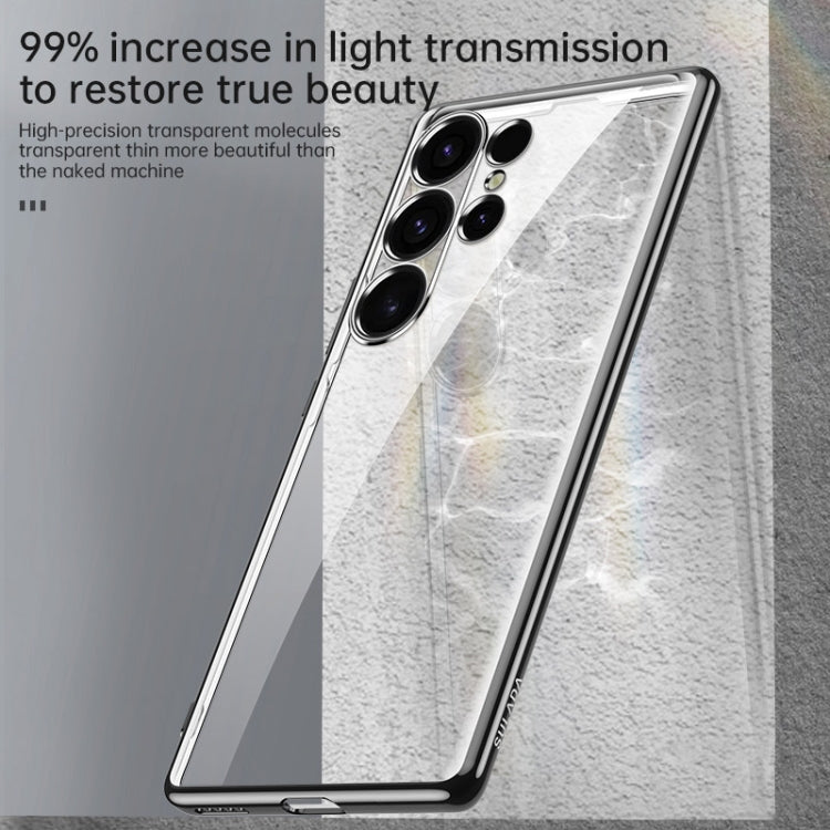 For Samsung Galaxy S24 Ultra 5G SULADA Electroplating Frosted TPU Phone Case(Black) - HoMEdemic™ 
