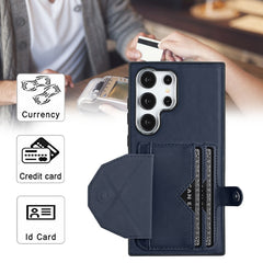 For Samsung Galaxy S24 Ultra 5G Shockproof Leather Phone Case with Card Holder(Blue) - HoMEdemic™ 