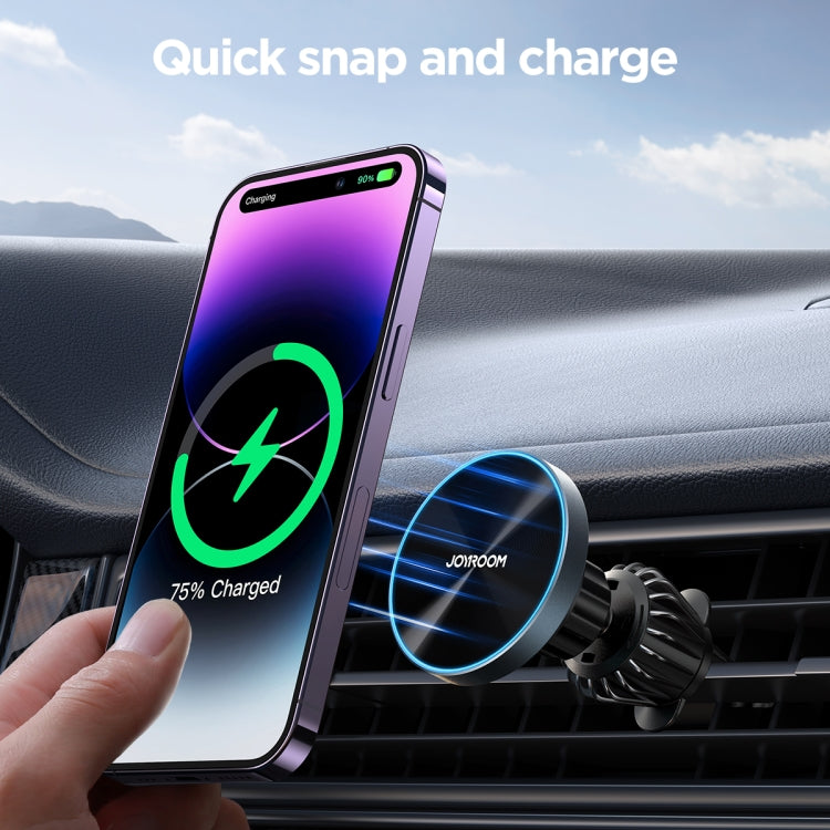 JOYROOM JR-ZS240 Pro Magnetic Wireless Car Air Outlet Charger(Black) - HoMEdemic™ 