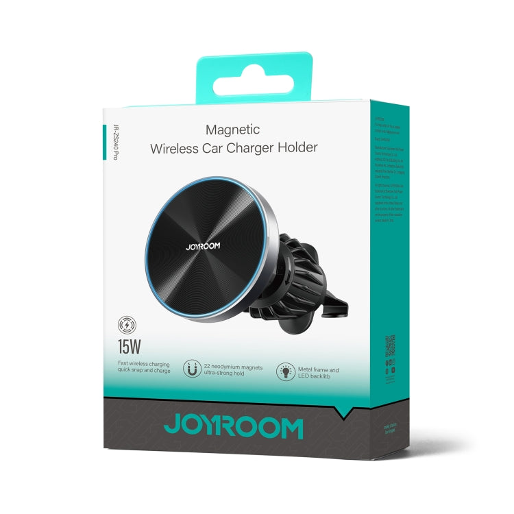 JOYROOM JR-ZS240 Pro Magnetic Wireless Car Air Outlet Charger(Black) - HoMEdemic™ 
