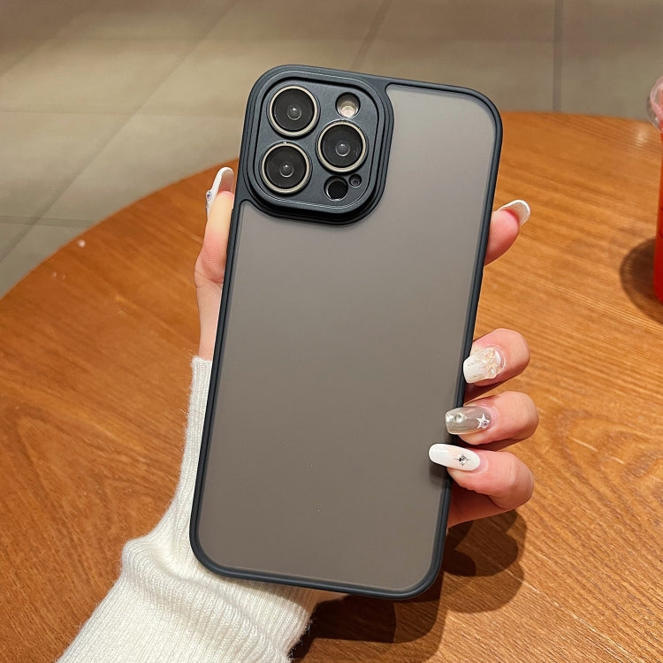 For iPhone 15 Pro Skin Feel Phone Case with Lens Film(Black) - HoMEdemic™ 