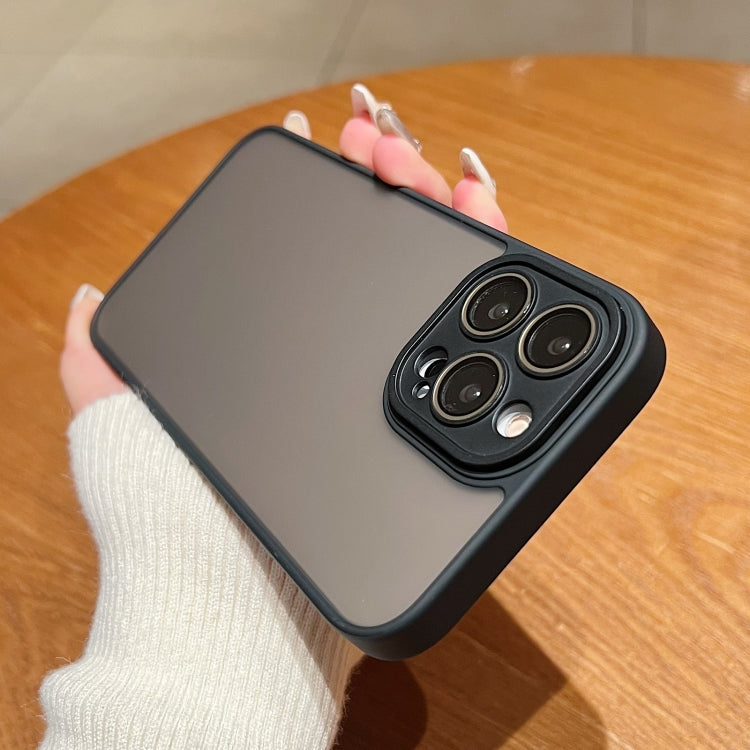 For iPhone 15 Pro Skin Feel Phone Case with Lens Film(Black) - HoMEdemic™ 