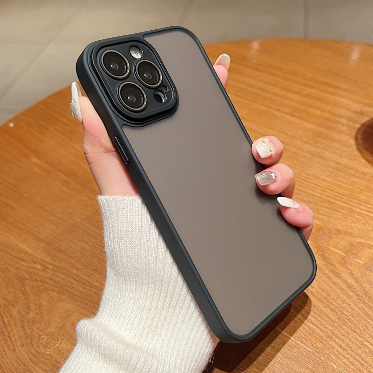 For iPhone 15 Pro Skin Feel Phone Case with Lens Film(Black) - HoMEdemic™ 