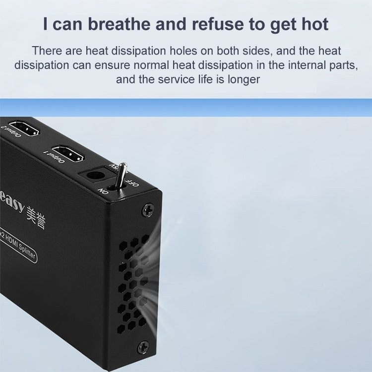 Measy SPH102 1 to 2 HDMI 1080P Simultaneous Display Splitter(AU Plug) - HoMEdemic™ 