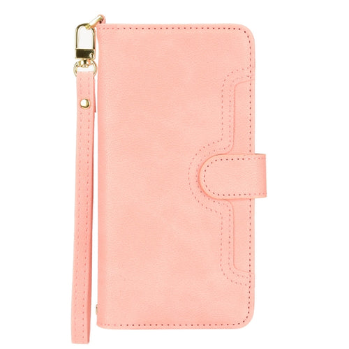 For Samsung Galaxy S24 Ultra 5G Litchi Texture Zipper Leather Phone Case(Pink) - HoMEdemic™ 