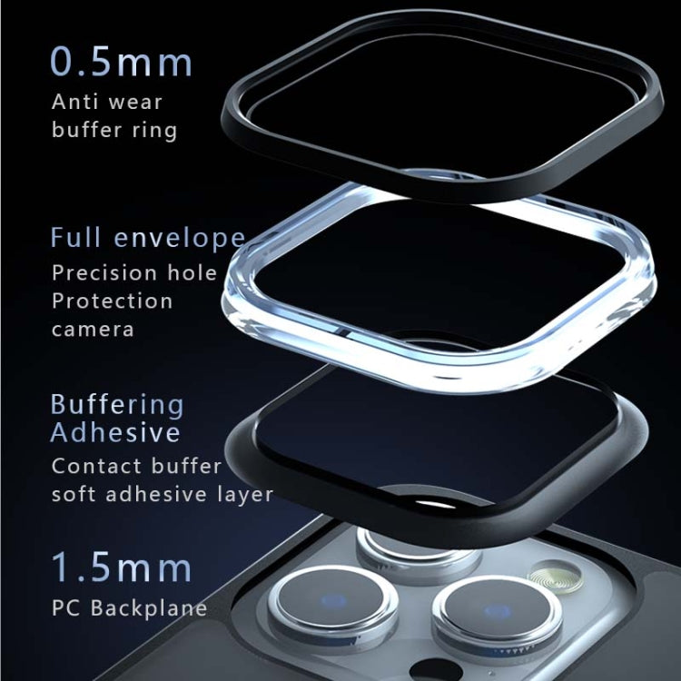 For iPhone 15 Pro Armor PC Hybrid TPU Phone Case(Transparent) - HoMEdemic™ 