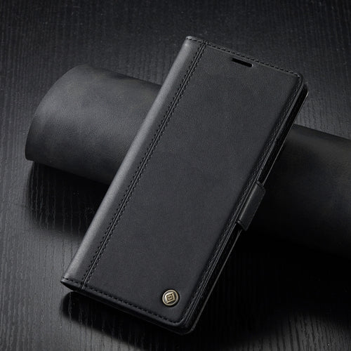 For Samsung Galaxy S24 Ultra LC.IMEEKE Skin-friendly Card Slots Leather Phone Case(Black) - HoMEdemic™ 