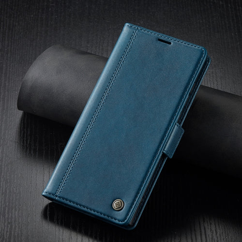 For Samsung Galaxy S24 Ultra LC.IMEEKE Skin-friendly Card Slots Leather Phone Case(Blue) - HoMEdemic™ 