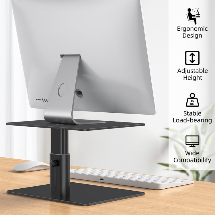 Lenuo DL-202 Aluminum Alloy Computer Screen Bracket(Black) - HoMEdemic™ 