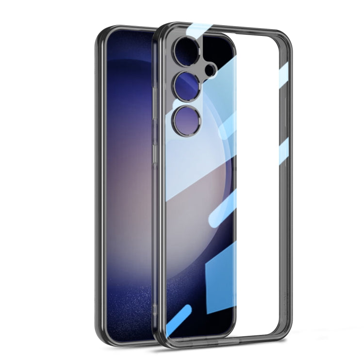 For Samsung Galaxy S24 5G GKK Space Frame Transparent PC + TPU Phone Case(Transparent Black) - HoMEdemic™ 