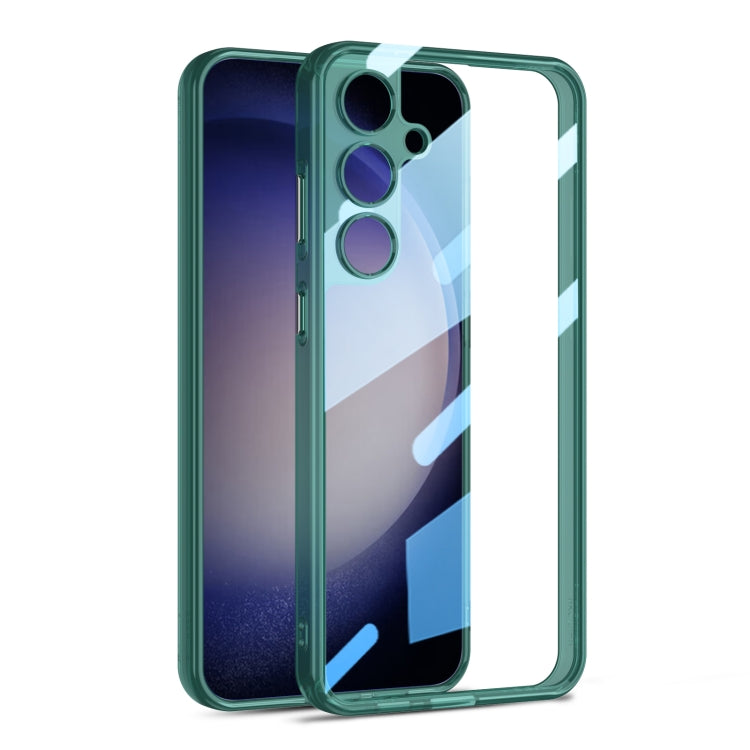 For Samsung Galaxy S24 5G GKK Space Frame Transparent PC + TPU Phone Case(Transparent Green) - HoMEdemic™ 