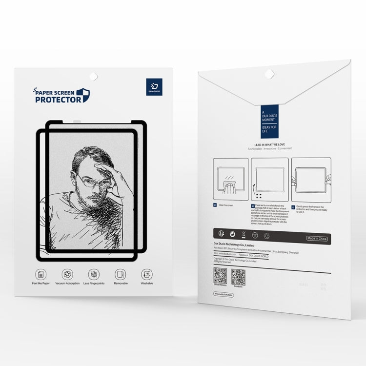 For iPad 2025 / 2022 DUX DUCIS Naad Series Removable Paper-like Screen Protector - HoMEdemic™ 