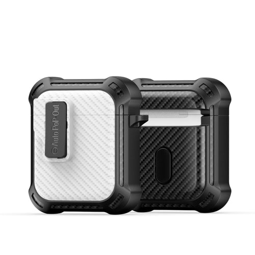 For AirPods 2 / 1 DUX DUCIS PECI Series Earbuds Box Protective Case(White) - HoMEdemic™ 